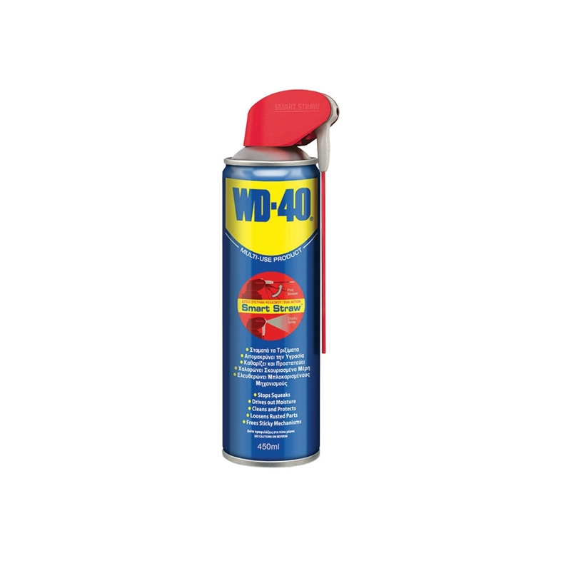 ΚΑΘΑΡΙΣΤΙΚΟ ΣΠΡΕΙ WD-40 SMART STRAW 450ml