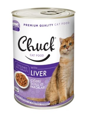 ΚΟΝΣΕΡΒΑ ΓΑΤΑΣ CHUCK LIVER ADULT 400g