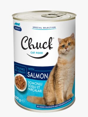ΚΟΝΣΕΡΒΑ ΓΑΤΑΣ CHUCK SALMON ADULT 400g