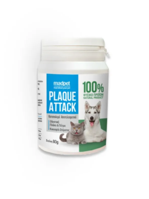 ΣΚΟΝΗ ΟΔ.ΠΡΟΣΤΑΣΙΑΣ ΣΚΥΛΟΥ MADPET PLAQUE ATTACK DOG 80g
