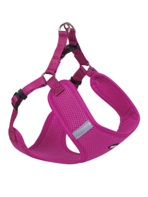ΣΑΜΑΡΑΚΙ ΣΚΥΛΩΝ NOBBY 80627-64 ANATOMIC HARNESS MESH REFLECT L 58-69cm/54cm 20mm ΦΟΥΞΙΑ
