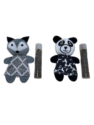 ΠΑΙΧΝΙΔΙ ΓΑΤΑΣ PET INTEREST 25527 CAT TOY FOREST ANIMALS w SILVERVINE 1TMX