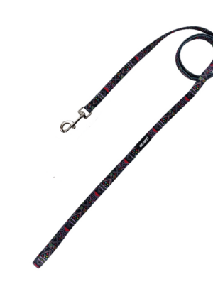 ΟΔΗΓΟΣ ΣΚΥΛΩΝ PET INTEREST 33834 GO GET LEASH NEOP/NE KALEIDOSCOPE PURPLE 1.5mmx1.20cm S