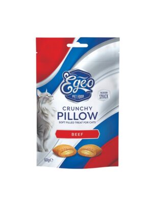 ΛΙΧΟΥΔΙΑ ΓΑΤΑΣ EGEO CAT EG518 CRUNCHY PILLOWS BAKED ΜΟΣΧΑΡΙ 60g
