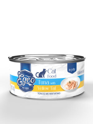ΚΟΝΣΕΡΒΑ ΓΑΤΑΣ EGEO PET FOOD EG004 ΤΟΝΟΣ ΜΕ ΜΑΓΙΑΤΙΚΟ JELLY 85g