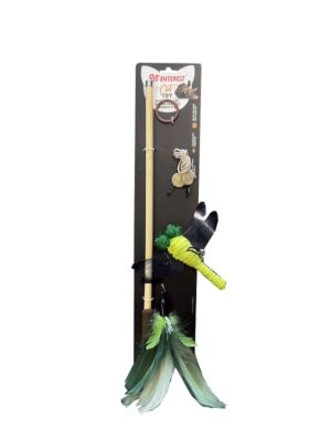 ΠΑΙΧΝΙΔΙ ΓΑΤΑΣ ΞΥΛΙΝΟ ΚΑΛΑΜΙ PET INTEREST 25563 CAT TOY BAMBOO STICK
