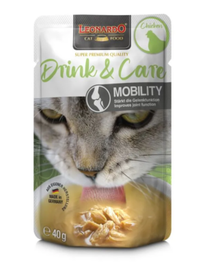 ΥΓΡΗ ΤΡΟΦΗ ΓΑΤΑΣ LEONARDO DRINK MOBILITY CHICKEN 40g