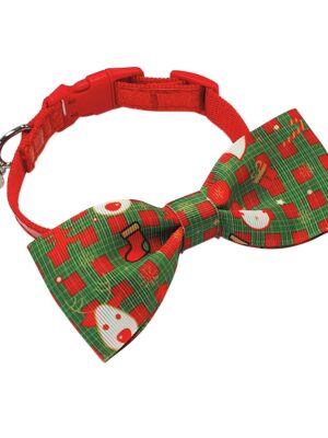 ΧΡΙΣΤΟΥΓΕΝΝΙΑΤΙΚΟ ΠΕΡΙΛΑΙΜΙΟ-ΠΑΠΙΓΙΟΝ ΣΚΥΛOY NOBBY 51926 XMAS COLLAR W BOW TIE 42x10cm