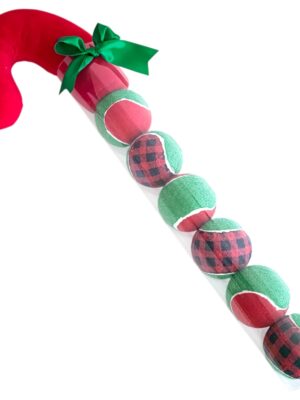 ΧΡΙΣΤΟΥΓΕΝΝΙΑΤΙΚΕΣ ΜΠΑΛΛΕΣ ΤΕΝΝΙΣ NOBBY 52079 TENNIS BALL CANE 6ΤΜΧ