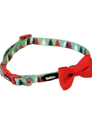 ΧΡΙΣΤΟΥΓΕΝΝΙΑΤΙΚΟ ΠΕΡΙΛΑΙΜΙΟ-ΠΑΠΙΓΙΟΝ ΣΚΥΛOY NOBBY 53184 XMAS COLLAR W BOW TIE 34-50cm