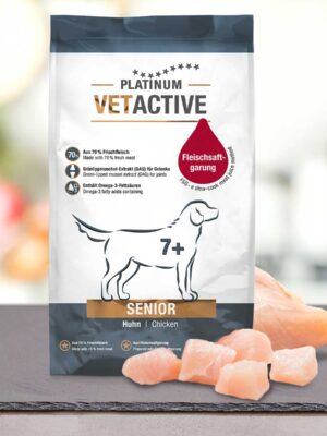 ΣΚΥΛΟΤΡΟΦΗ ΜΑΓΕΙΡΕΥΤΗ (FSD) PLATINUM VETACTIVE SENIOR ΚΟΤΟΠΟΥΛΟ 1,5kg