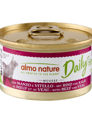 ΚΟΝΣΕΡΒΑ ΓΑΤΑΣ ALMO NATURE AN-141 DAILY MOUSE BEEF&VEAL 85g