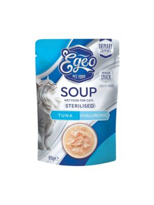 ΣΟΥΠΑ ΓΑΤΑΣ EGEO EG511 CAT SOUP STERILIZED ΤΟΝΟΣ&HYALURONIC 85gr