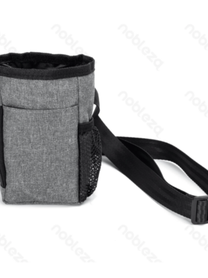 ΤΣΑΝΤΑΚΙ ΤΡΟΦΗΣ NOBLEZA 219506 PET TRAINING BAG 16x8X6cm ΓΚΡΙ