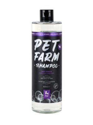 ΣΑΜΠΟΥΑΝ ΣΚΥΛΟΥ PQP PET FARM 300-303 SHAMPOO&CONDIOTIONER BABY POWDER 625ml