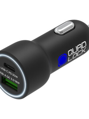 ΑΝΤΑΠΟΡΑΣ ΠΑΡΟΧΗΣ ΡΕΥΜΑΤΟΣ QUAD LOCK QLA-DCC-2 48W DUAL CHARGER USB-C USB-A