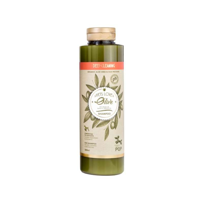 PQP 300-202 SHAMPOO OLIVE DEEP CLEANING ΓΙΑ ΒΑΘΥ ΚΑΘΑΡΙΣΜΟ 500ml