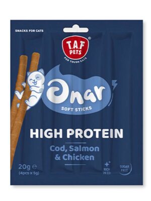 ΛΙΧΟΥΔΙΑ TAF PETS-ONAR 21831 STICK COD&SALMON&CHICKEN 20g 4TMX