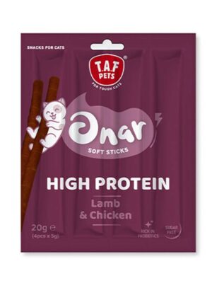 ΛΙΧΟΥΔΙΑ TAF PETS-ONAR 21833 STICK LAMB&CHICKEN 20g 4TMX