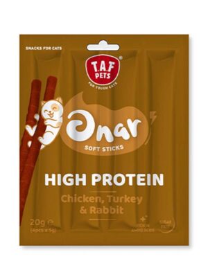 ΛΙΧΟΥΔΙΑ TAF PETS-ONAR 21834 STICK CHICKEN&TURKEY&RABBIT 20g 4TMX
