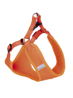 ΣΑΜΑΡΑΚΙ ΣΚΥΛΩΝ NOBBY 80627-04 ANATOMIC HARNESS MESH REFLECT L 58-69cm/54cm 20mm ΠΟΡΤΟΚΑΛΙ