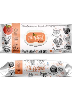 ΜΑΝΤΗΛΑΚΙΑ PERFECT CARE 90727 PET WIPES TUTTI FRUTTI 80TMX