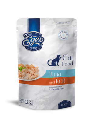 ΥΓΡΗ ΤΡΟΦΗ ΓΑΤΑΣ EGEO CAT EG612-23p STERILIZED ΤΟΝΟΣ&ΚΡΙΛ ΣΕ ΖΕΛΕ 85g