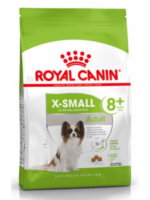 ΣΚΥΛΟΤΡΟΦΗ ROYAL CANIN X-SMALL ADULT +8 1.50kg