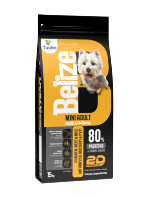 ΣΚΥΛΟΤΡΟΦΗ TANKO BELIZE DOG MINI ADULT CHICKEN-BEEF-RICE 3kg