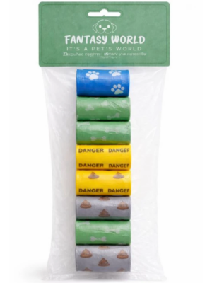 ΣΑΚΟΥΛΕΣ ΠΕΡΙΤΤΩΜΑΤΩΝ FANTASY WORLD TH-6014-8 POOP BAGS 8ΤΜΧ