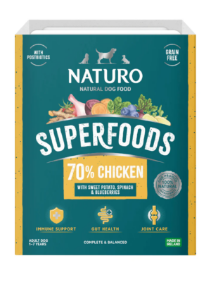 ΜΑΓΕΙΡΕΥΤΗ ΤΡΟΦΗ ΣΚΥΛΟΥ NATURO SUPER TRAY NA-1007 ADULT DOG CHICKEN 400g