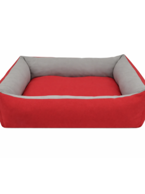 ΠΟΥΦ ΠΟΠΛΙΝΑ LUMI PET LP-310-03 Νο2 46x53x16cm ΚΟΚΚΙΝΟ