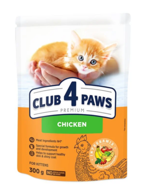 ΥΓΡΗ ΤΡΟΦΗ ΓΑΤΑΣ C4P CHICKEN KITTEN JELLY 80g