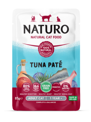 ΥΓΡΗ ΤΡΟΦΗ ΓΑΤΑΣ NATURO CAT NA0412 ADULT GF TUNA PATE 85g