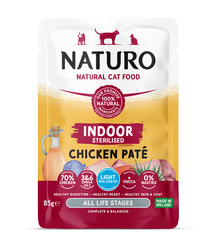 NATURO CAT NA0912 STERILISED GF CHICKEN PATE 85g